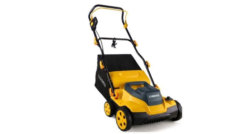 מכונת הברשה וניקוי חשמלית לדשא סינטטי דגם JS-1600e לעבודה נוחה ושקטה בגינה